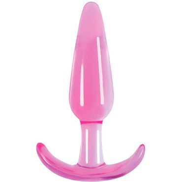 NS Novelties Jelly Rancher Smooth T-Plug, розовая