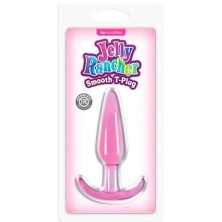 NS Novelties Jelly Rancher Smooth T-Plug, розовая
