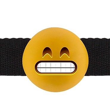 Shots Grinning Emoji, желтый