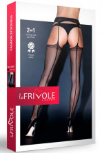 Le Frivole Sense Колготки с вырезами и стрелками, черные