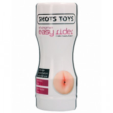Shots Toys Easy Rider Strongman Male Masturbator Anal, телесный