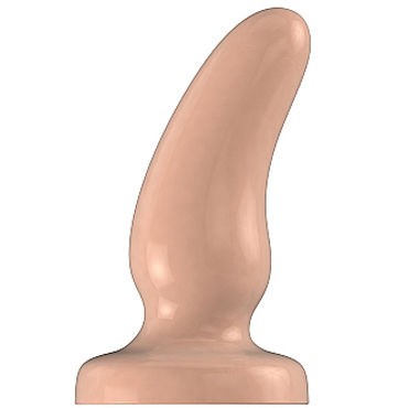Shots Toys Bottom Line Buttplug Model 7, телесная