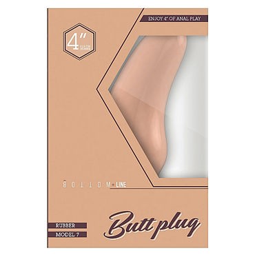 Shots Toys Bottom Line Buttplug Model 7, телесная
