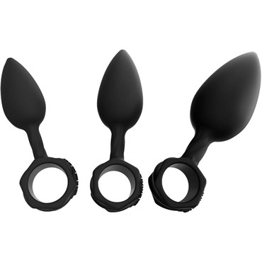 Bathmate Anal Training Plugs, черный