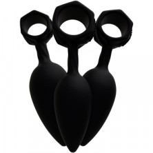Bathmate Anal Training Plugs, черный