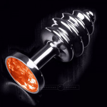 Пикантные штучки Маленькая витая пробка, серебристая