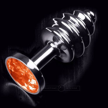 Пикантные штучки Маленькая витая пробка, серебристая