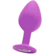 Ouch! Large Diamond Butt Plug, фиолетовая