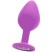 Ouch! Large Diamond Butt Plug, фиолетовая