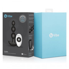 B-Vibe Triplet Anal Beads, черные