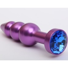 4sexdream Анальная ювелирка елочка, фиолетовый/синий