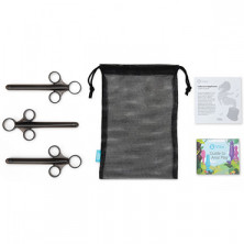 B-vibe Lube Applicator Set Of 3, черный