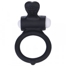 LoveToy Power Heart Clit Cockring, черное