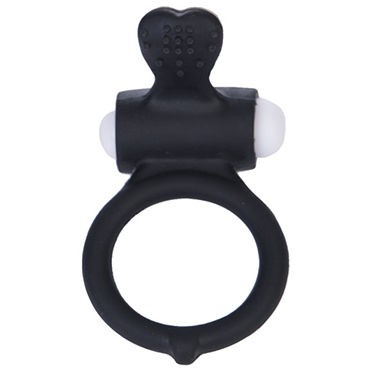 LoveToy Power Heart Clit Cockring, черное