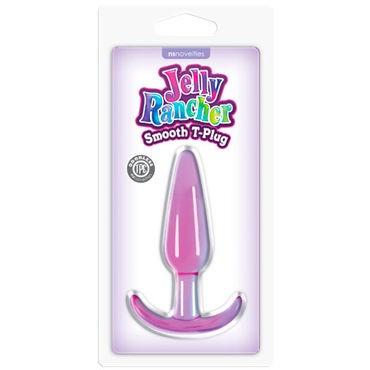 NS Novelties Jelly Rancher Smooth T-Plug, фиолетовая