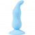 Точка Любви Анальная пробка Waved Anal Plug, голубой