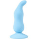 Точка Любви Анальная пробка Waved Anal Plug, голубой