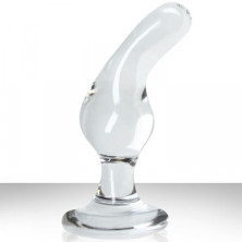 NS Novelties Crystal Glass Plug, прозрачный