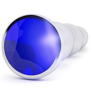 Shots toys Rich Silver Plug Purple Sapphire R3