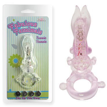 Howells Long Ears Cock Ring, розовый