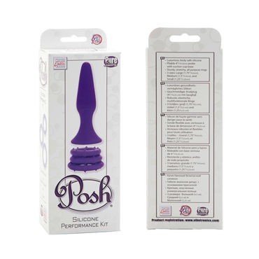 California Exotic Posh Silicone Performance Kits, фиолетовый