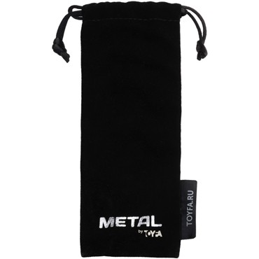 ToyFa Metal Анальный крюк с ребристым наконечником, серебристый