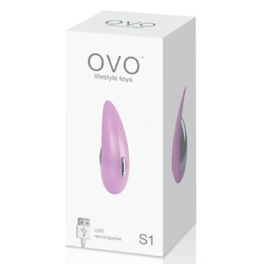 Ovo S1 Клиторальный стимулятор, розово-серый