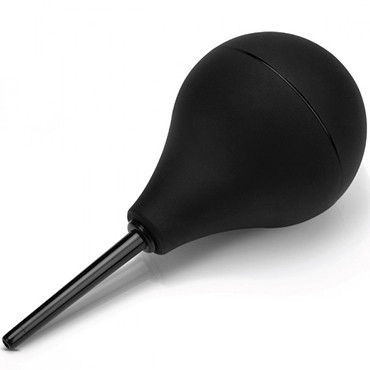 B-vibe Classic Enema Bulb Set, черная