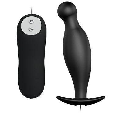 Baile Pretty Love Special Anal Stimulation 12 Speed Vibrator, черный