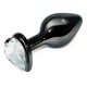 LoveToy Black Heart, прозрачный