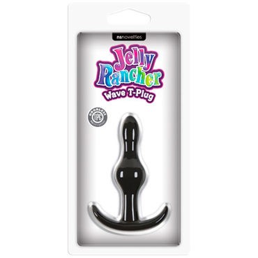 NS Novelties Jelly Rancher Wave T-Plug, черная