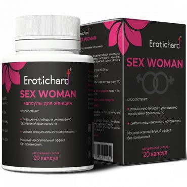 Erotic Hard Sex Woman Капсулы для женщин, 20 капсул