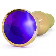 Shots toys Rich Gold Plug Purple Sapphire R4