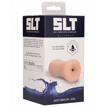 Shots SLT Self Lubrication Masturbator Anal, телесный