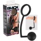 You2Toys Black Velvet Cock Ring + Ball, черное