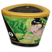 Shunga Massage Candle Exotic Green Tea, 170мл