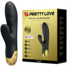 Baile Pretty Love Royal Pleasure Vibrator With Sucking Function, черный