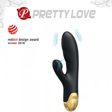 Baile Pretty Love Royal Pleasure Vibrator With Sucking Function, черный