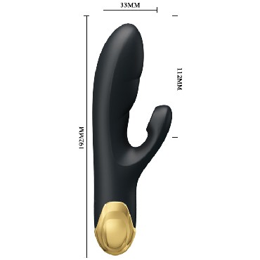 Baile Pretty Love Royal Pleasure Vibrator With Sucking Function, черный