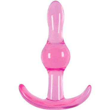 NS Novelties Jelly Rancher Wave T-Plug, розовая
