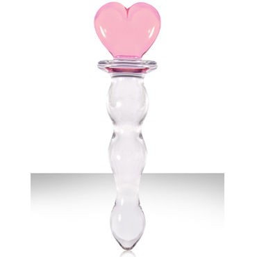 NS Novelties Crystal Heart Of Glass, розовый