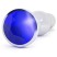 Shots toys Rich Silver Plug Purple Sapphire R4