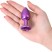 Toyfa Metal Анальный страз S, фиолетовый