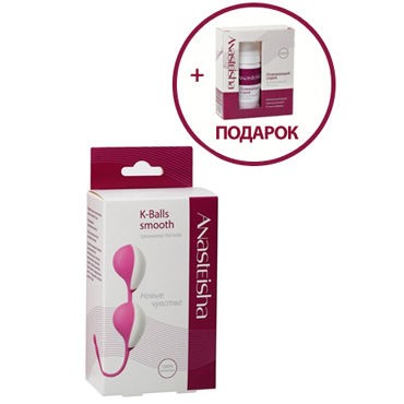 Anasteisha K-Balls Single, бело-розовые