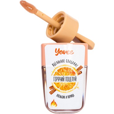 Yovee by Toyfa Бальзам для губ Горячий поцелуй, 5.5 мл