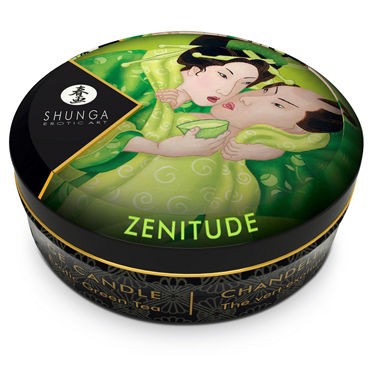 Shunga Massage Candle Exotic Green Tea, 30 мл
