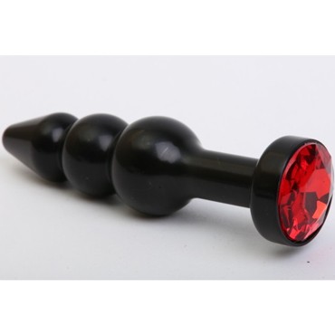 4sexdream Анальная ювелирка елочка, черный/красный