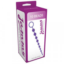 Toyz4lovers Jammy Jelly Anal 10 Beads, фиолетовые