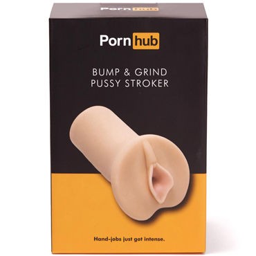 Pornhub Bump and Grind Pussy Stroker, телесный