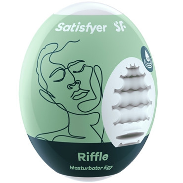 Satisfyer Masturbator Egg Riffle, 1 шт